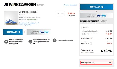 adidas kortingscode juni 2017